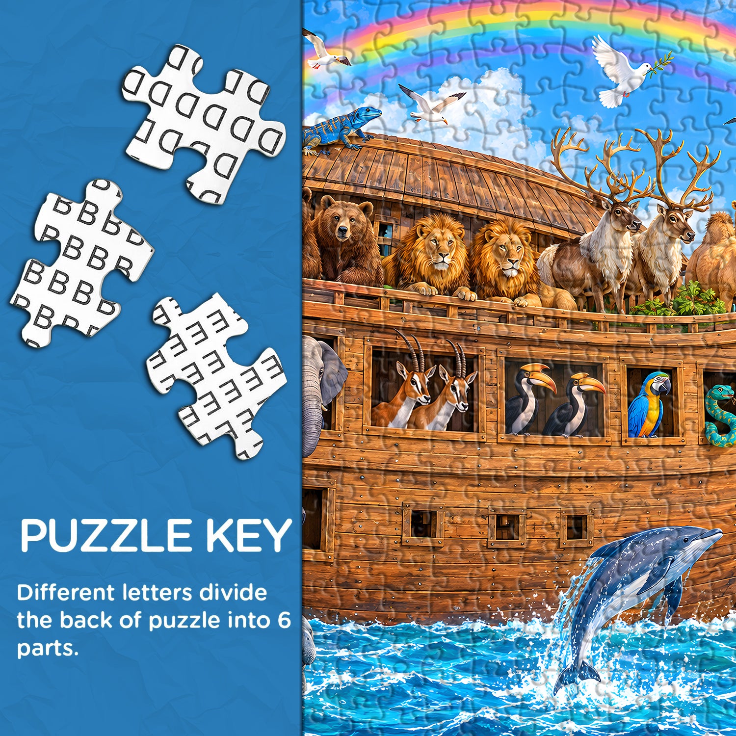 Ark of Creatures Jigsaw Puzzle 1000 Pieces