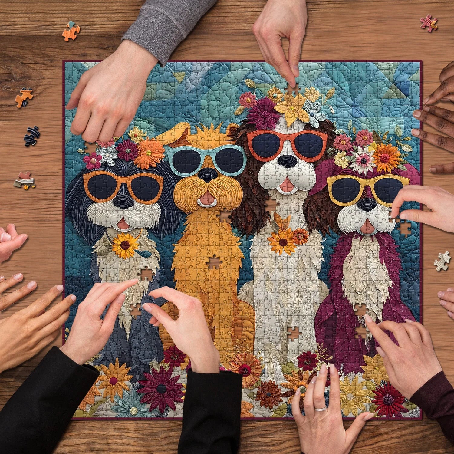 Happy Dogs Puzzle 1000 pièces 1000 pièces