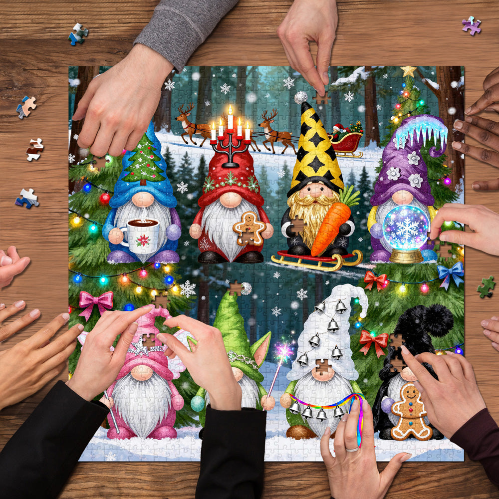 Enchanted Forest Gnome Puzzle: Magical Maze Jigsaw Gnome Jigsaw Puzzle Gnome Puzzle Enchanted Forest Gnome Puzzle: Magical Maze Jigsaw Gnome Jigsaw Puzzle Gnome Puzzle