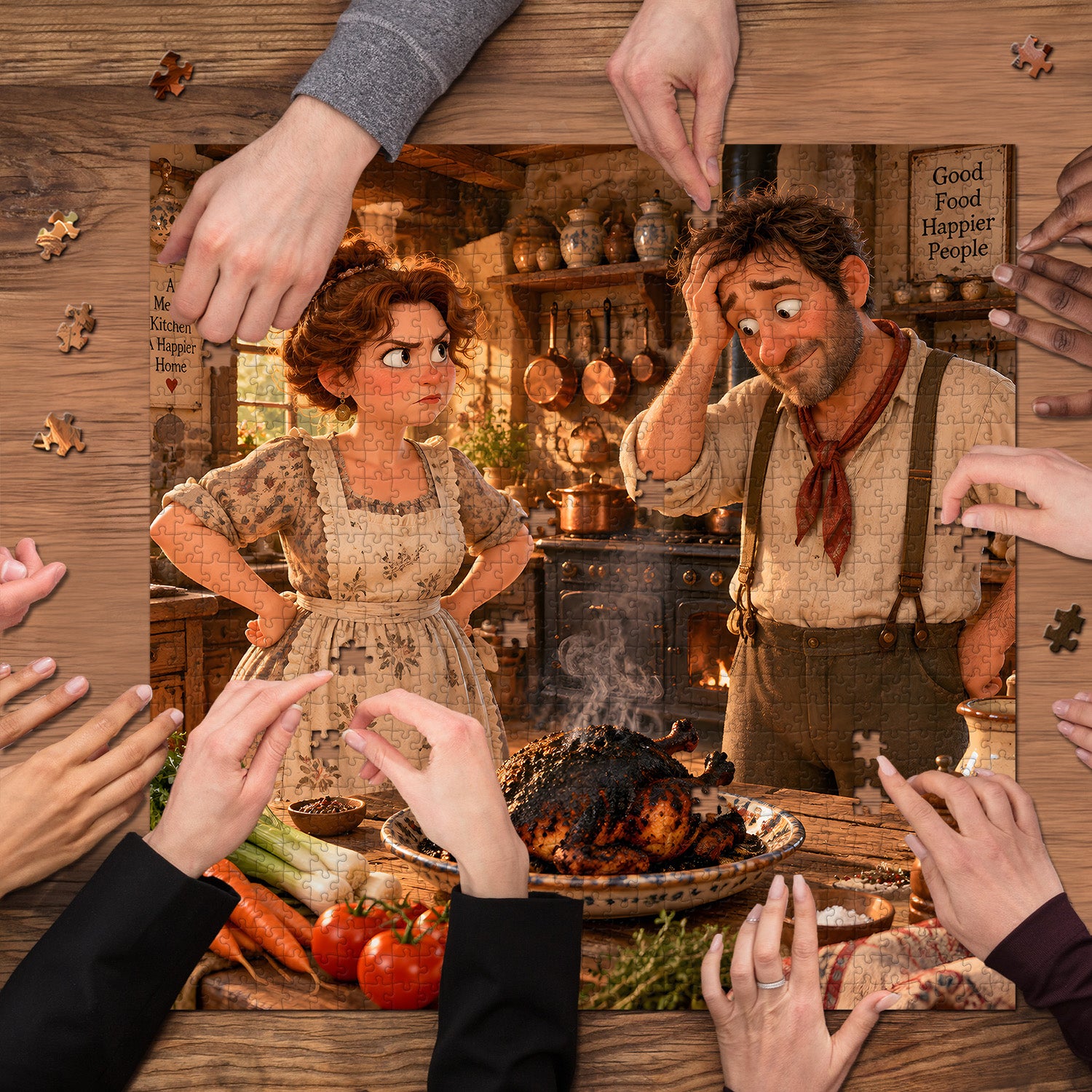 Cooking Gone Wrong Jigsaw Puzzle 1000 Pieces