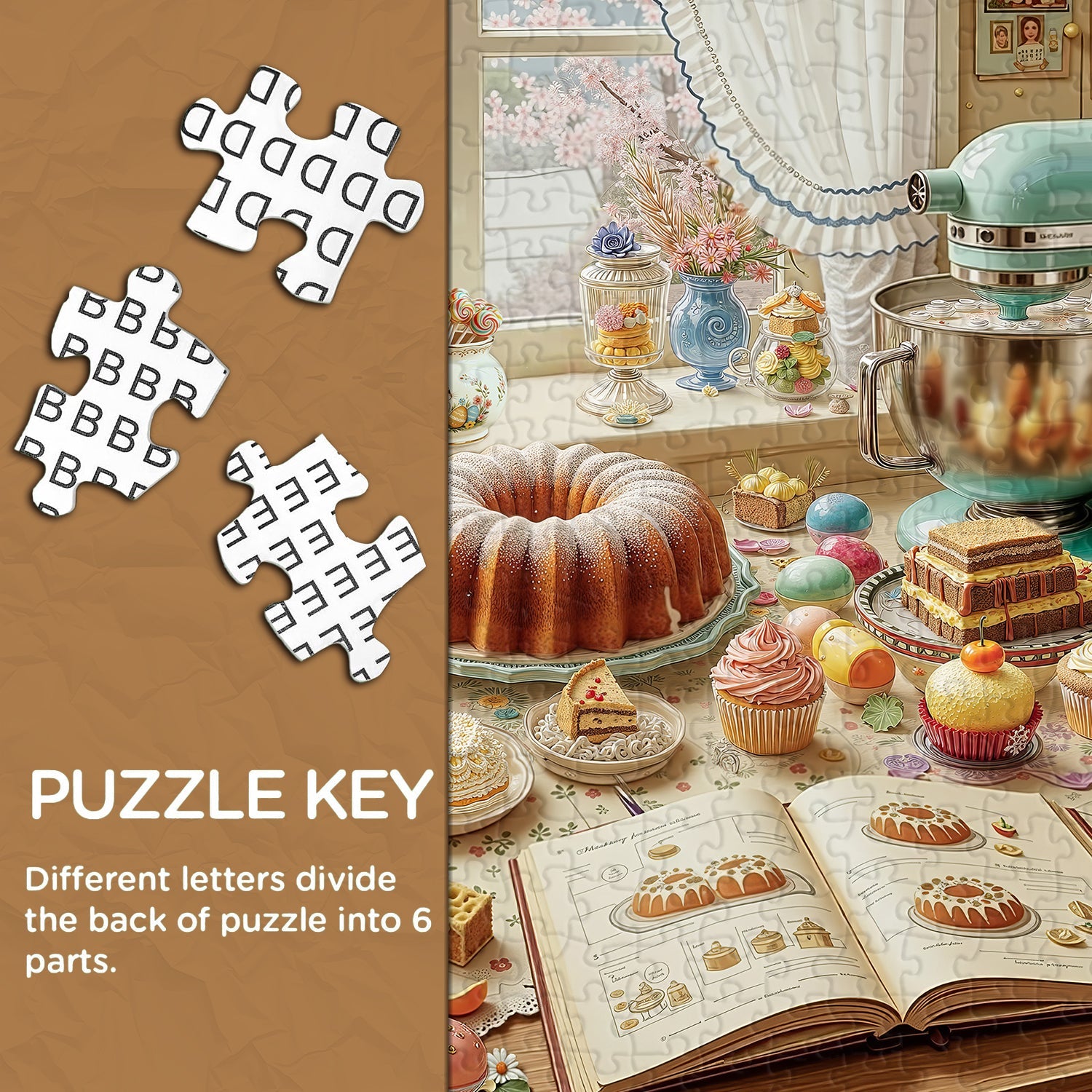 Window to Sweets Jigsaw Puzzle 1000 Pieces