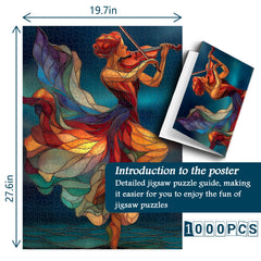 Violin Goddess Jigsaw Puzzle 1000 Pieces