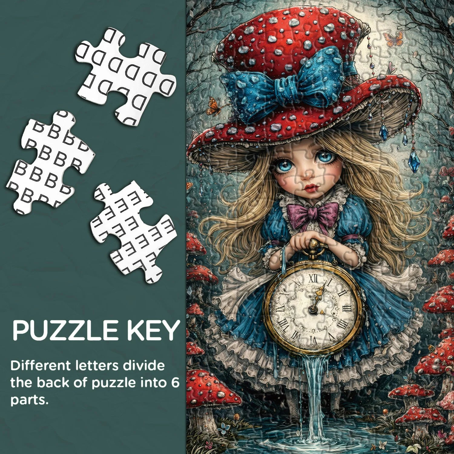 Waldelfen-Puzzle 1000 Teile