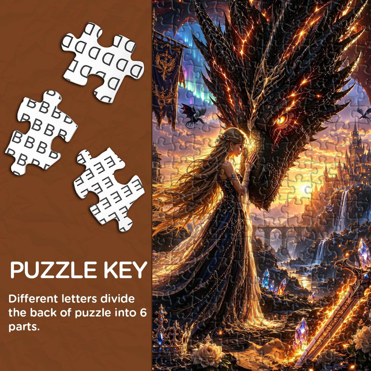 Dragon Dawn Oath Jigsaw Puzzle 1000 Pieces