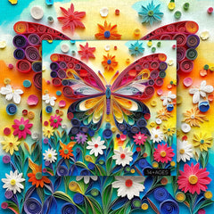 3D Paper Butterfly Jigsaw Puzzles 1000 Pieces