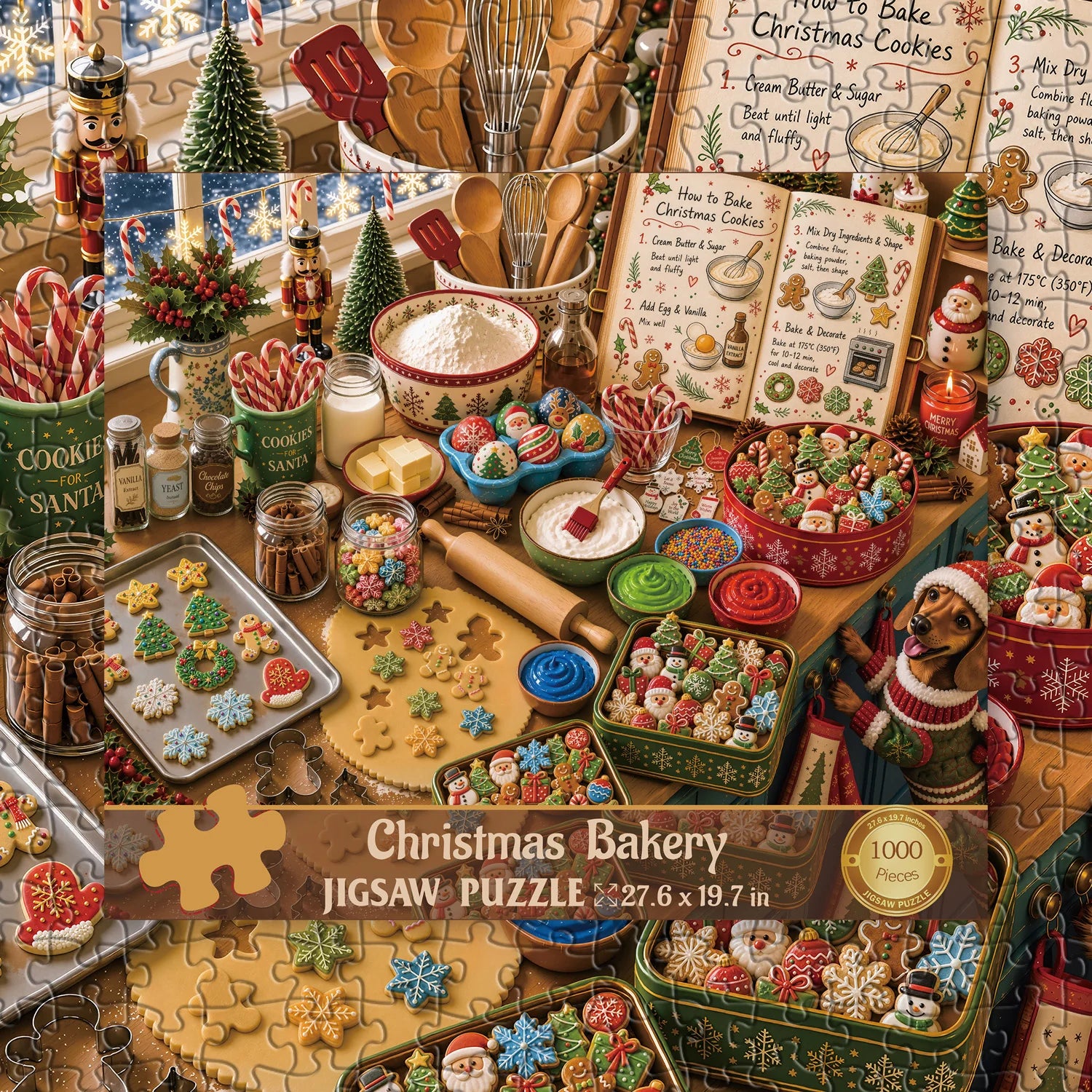 Christmas Bakery Jigsaw Puzzle 1000 Pieces