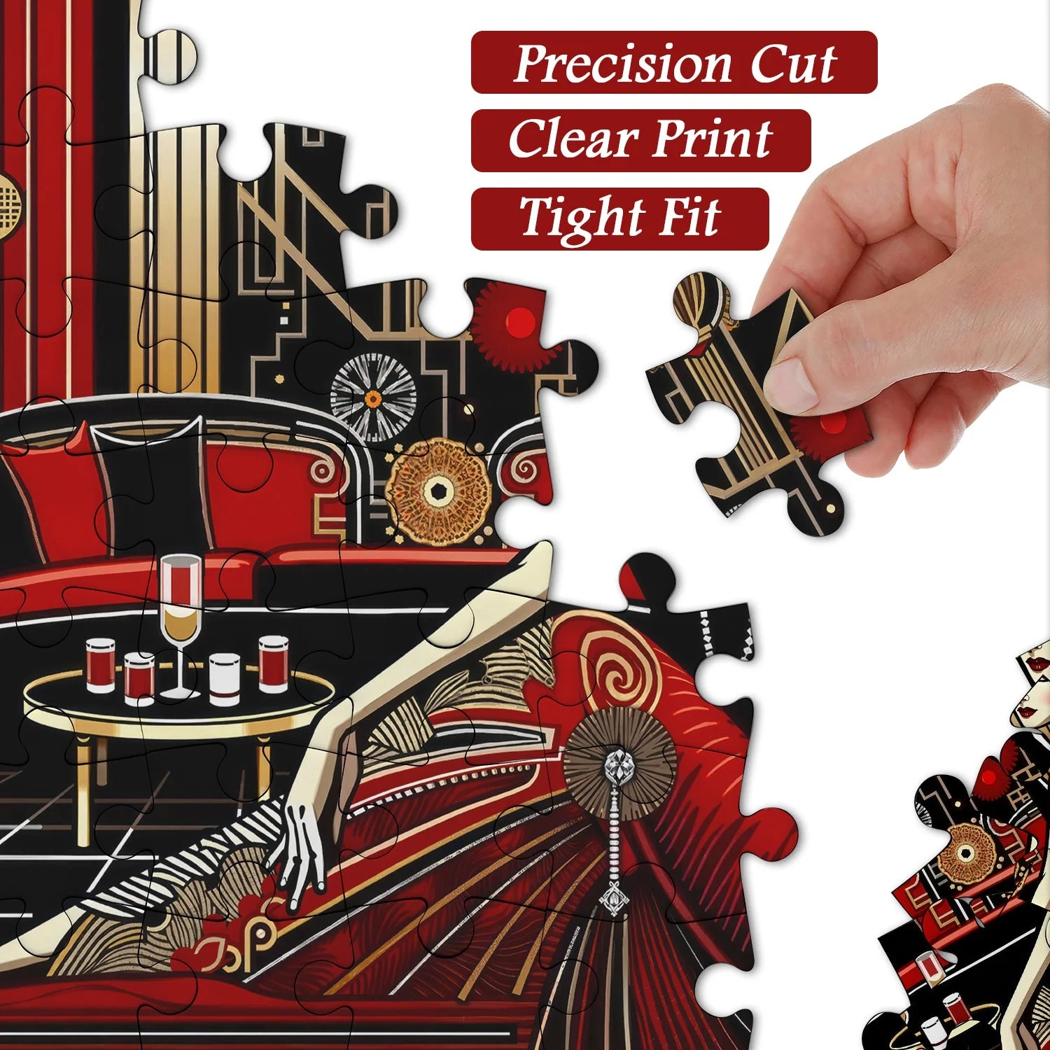 Puzzle dell'eleganza dell'età del jazz, 1000 pezzi