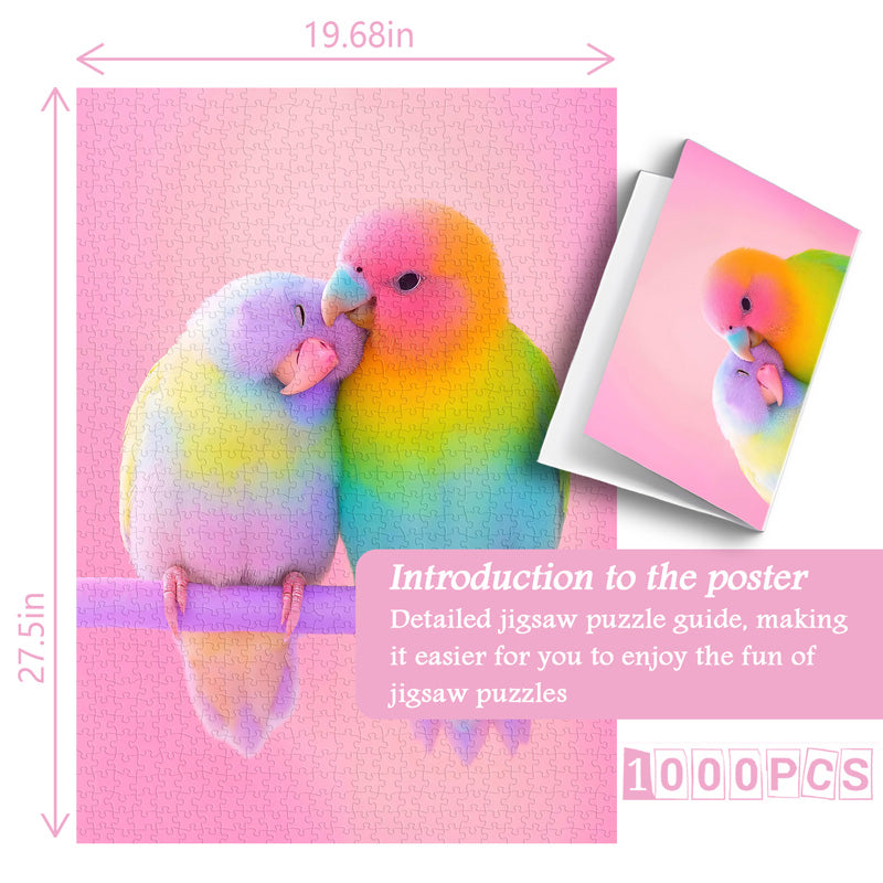 Rainbow Pare Bird Jigsaw Puzzle 1000 Piezas
