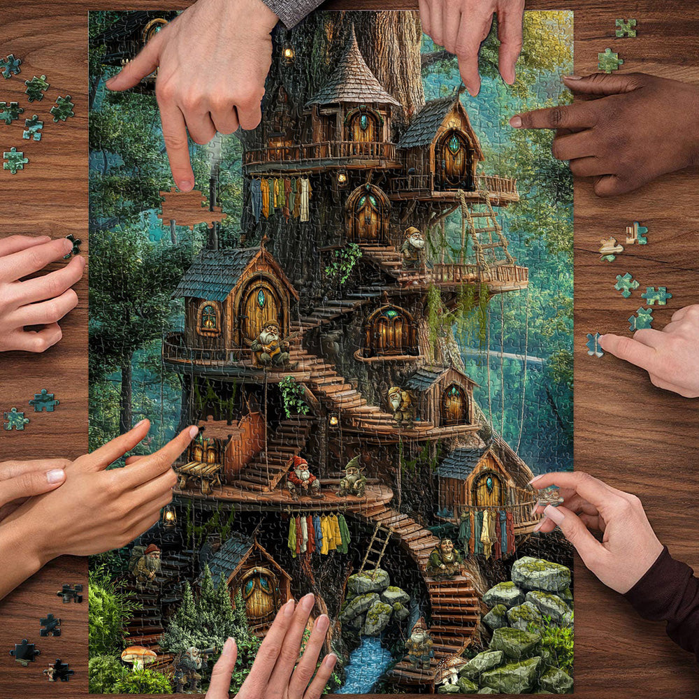 Forest Gnome Jigsaw Puzzles 1000 Pieces