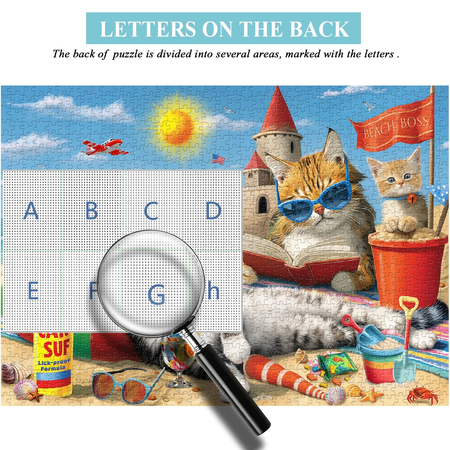 Beach Cat Party Jigsaw Puzzle 1000 piezas