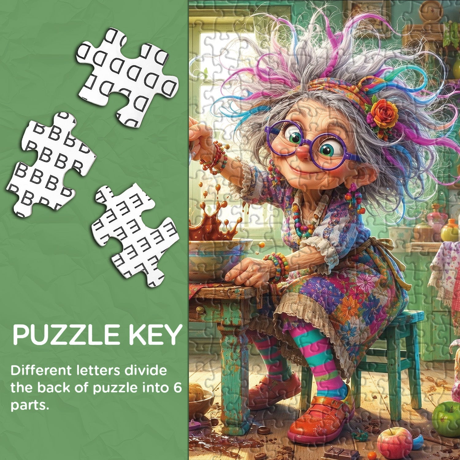 Das freche Oma-Puzzle 1000