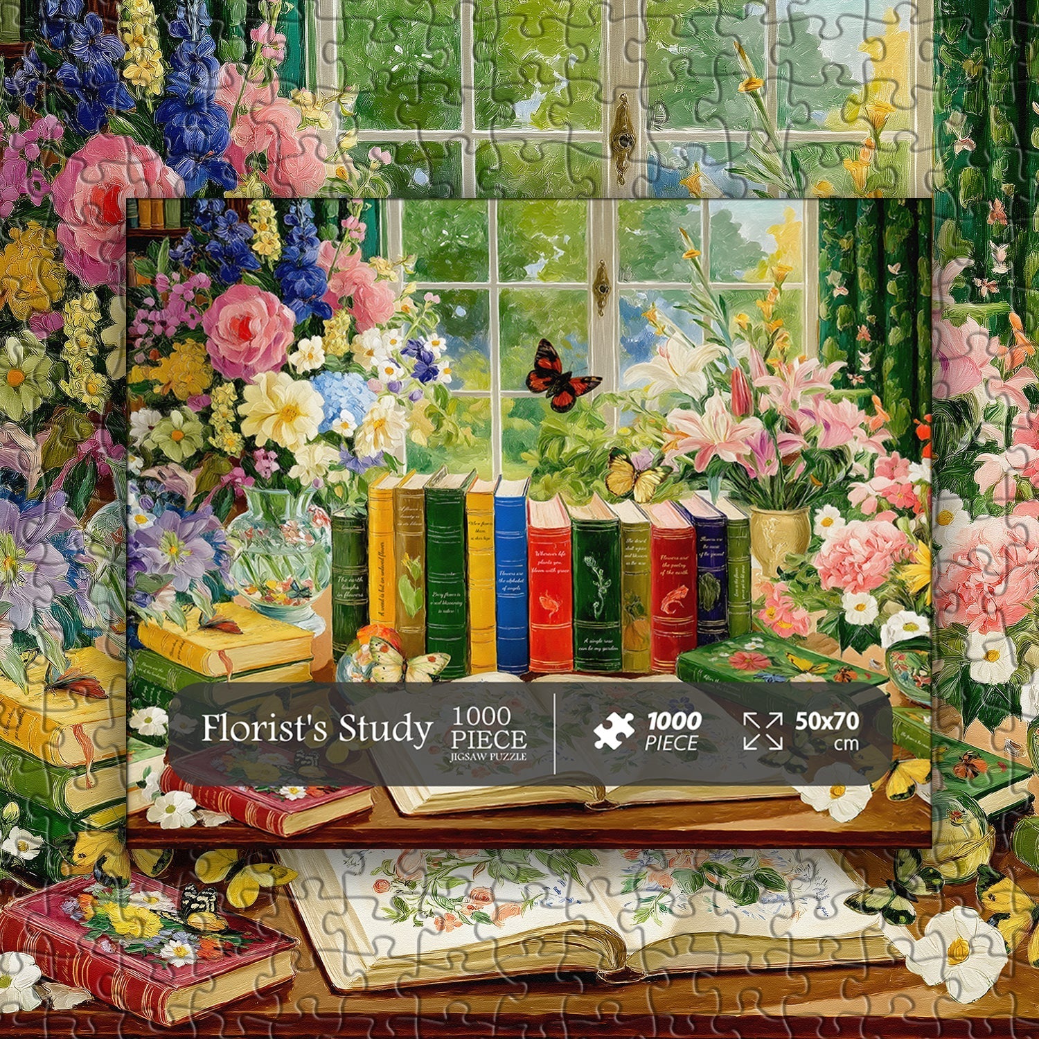 Puzzle Estudio de Floristería 1000 Piezas
