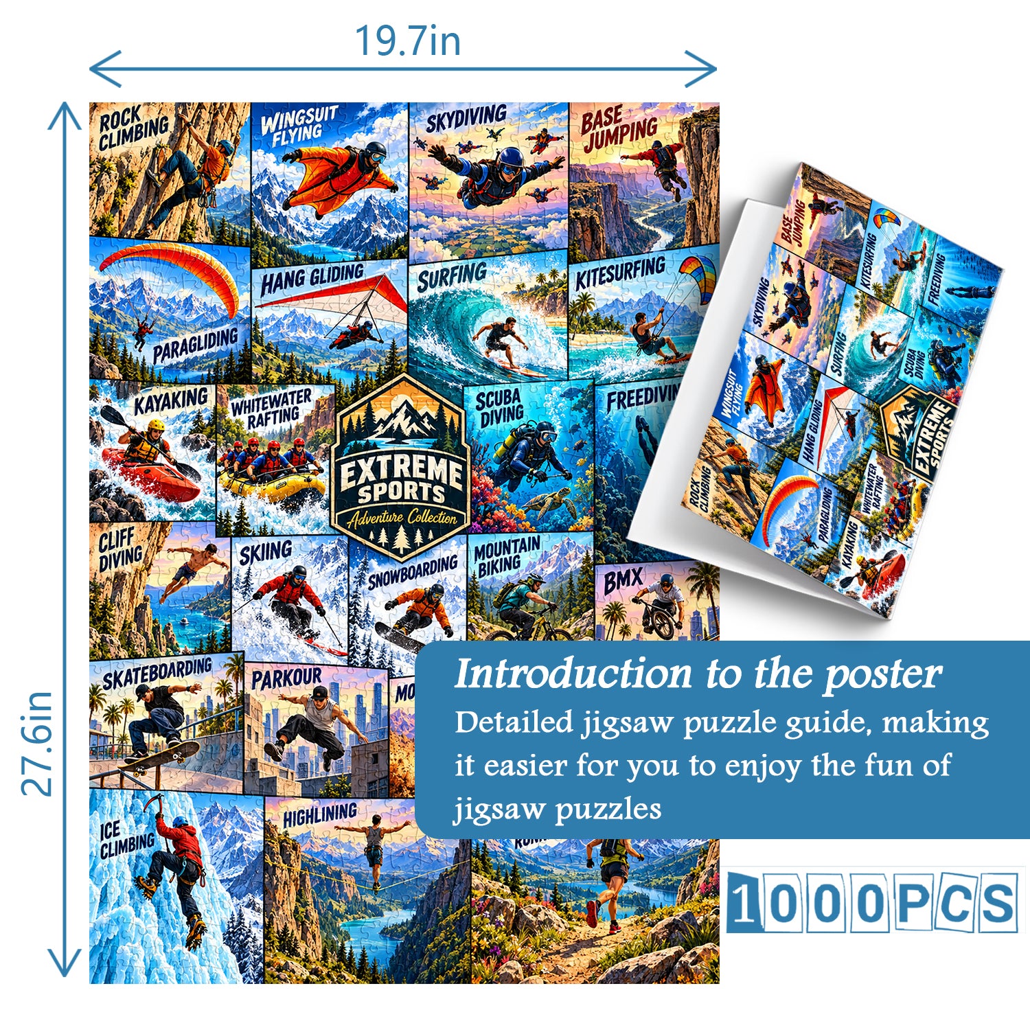 Extreme Adventure Collection Jigsaw Puzzle 1000 Pieces