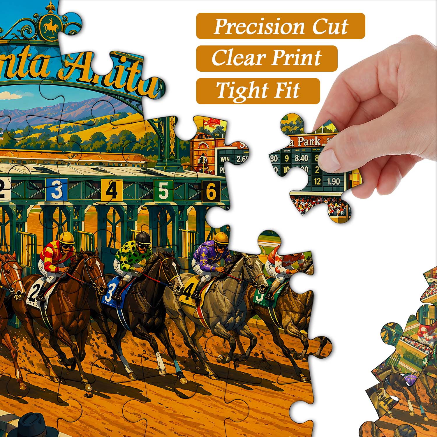 Puzzle Galop doré 1000 pièces