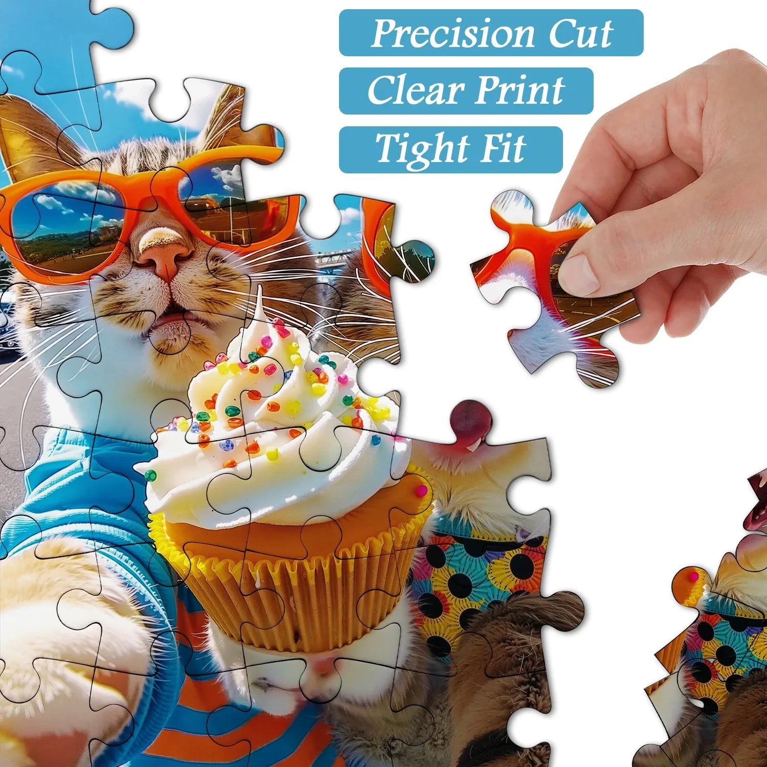 Il gatto clicca puzzle enigmi 1000 pezzi