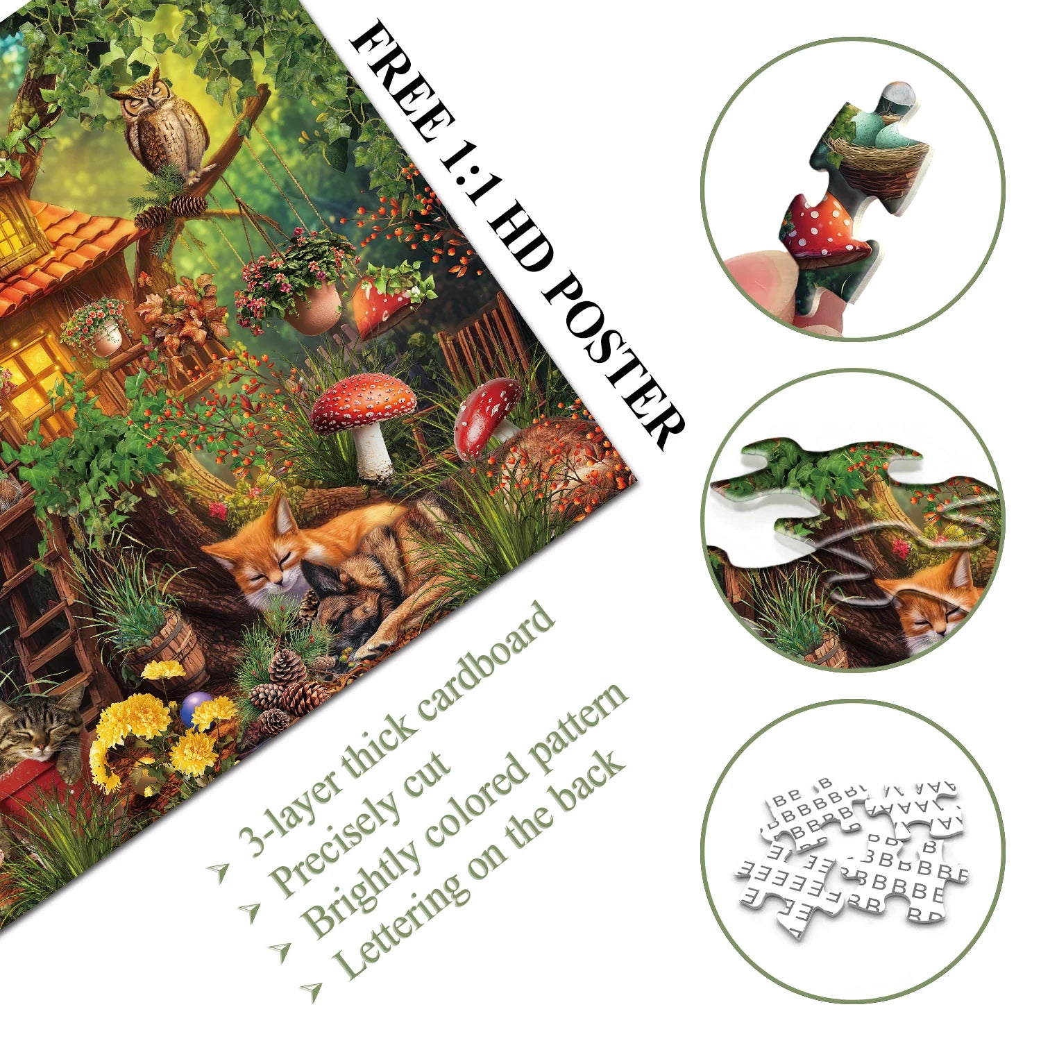 Forest Tales Jigsaw Puzzle 1000 Pieces