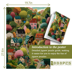 Puzzle Vivid Village da 1000 pezzi