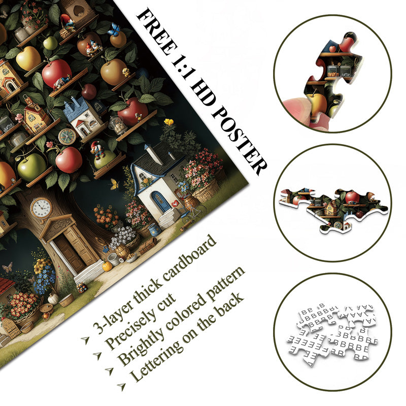 Puzzle de puzzle Apple Retreat de Dwarf 1000 pièces