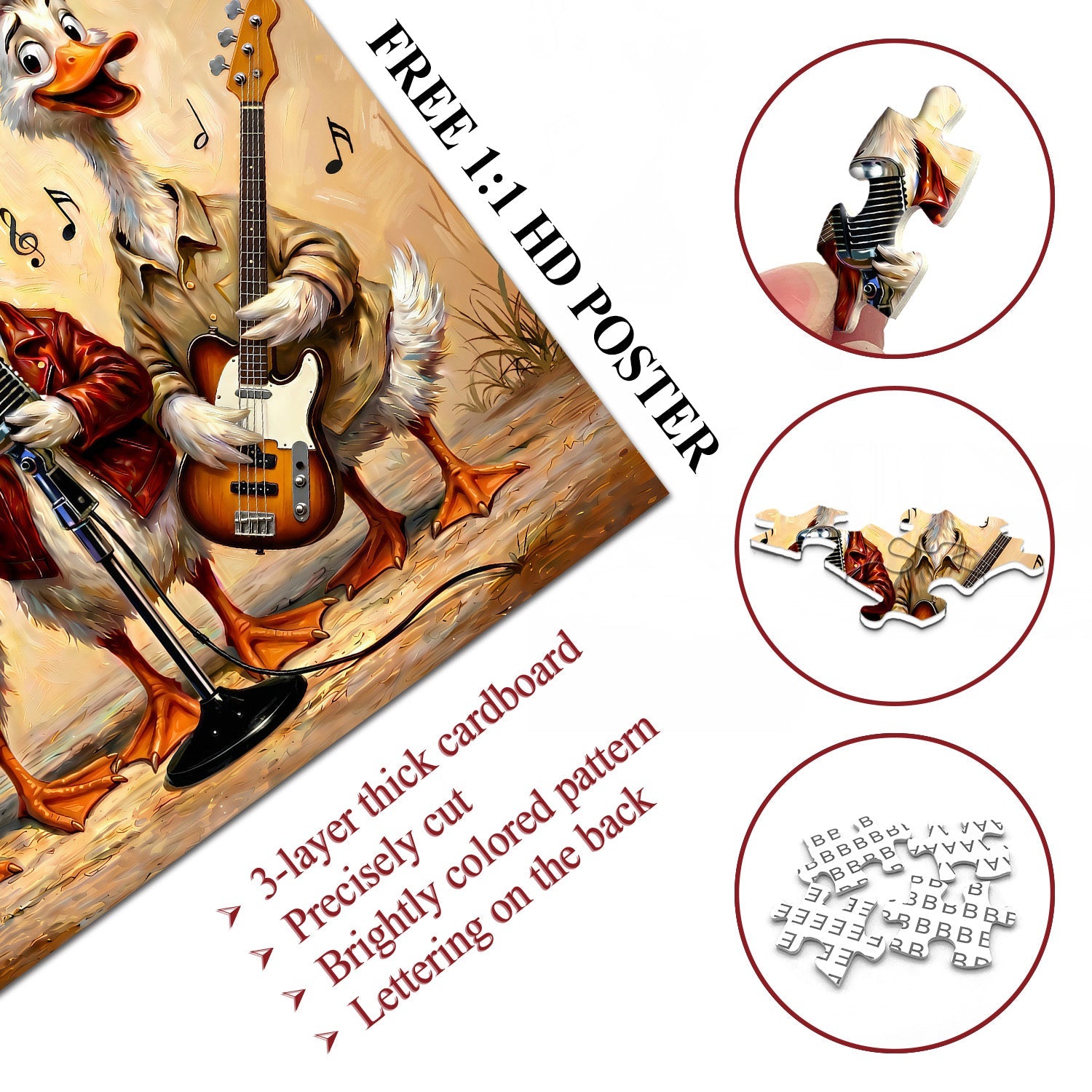 Entenband-Puzzle 1000 Teile