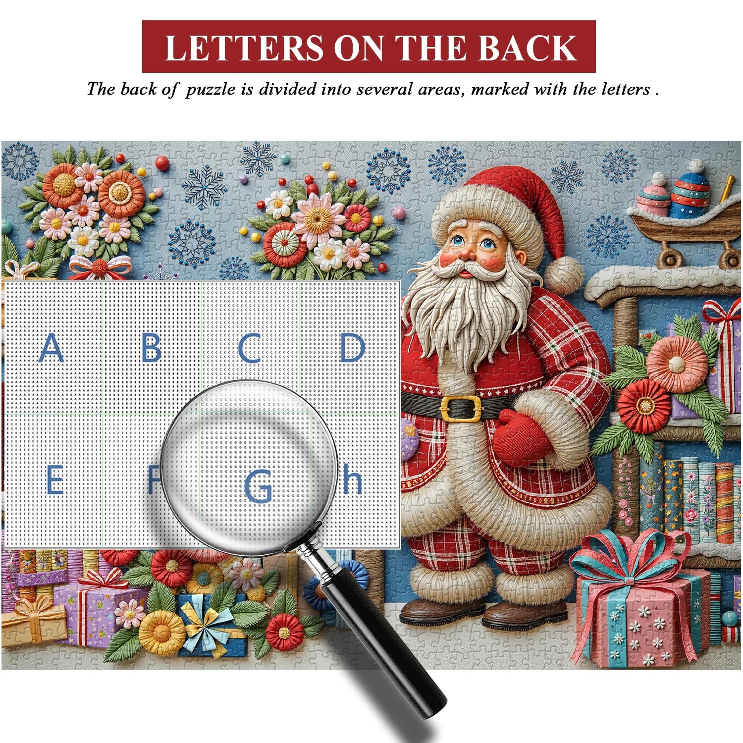 Der blühende Segenssäge Puzzle des Weihnachtsmanns 1000 Stücke