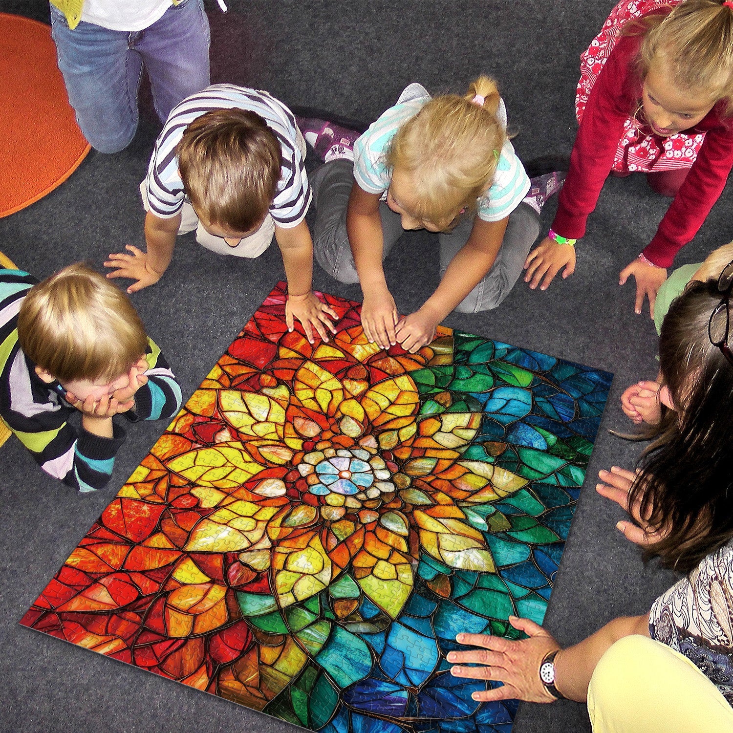Bloom Mosaic Jigsaw Puzzle 1000 Pieces