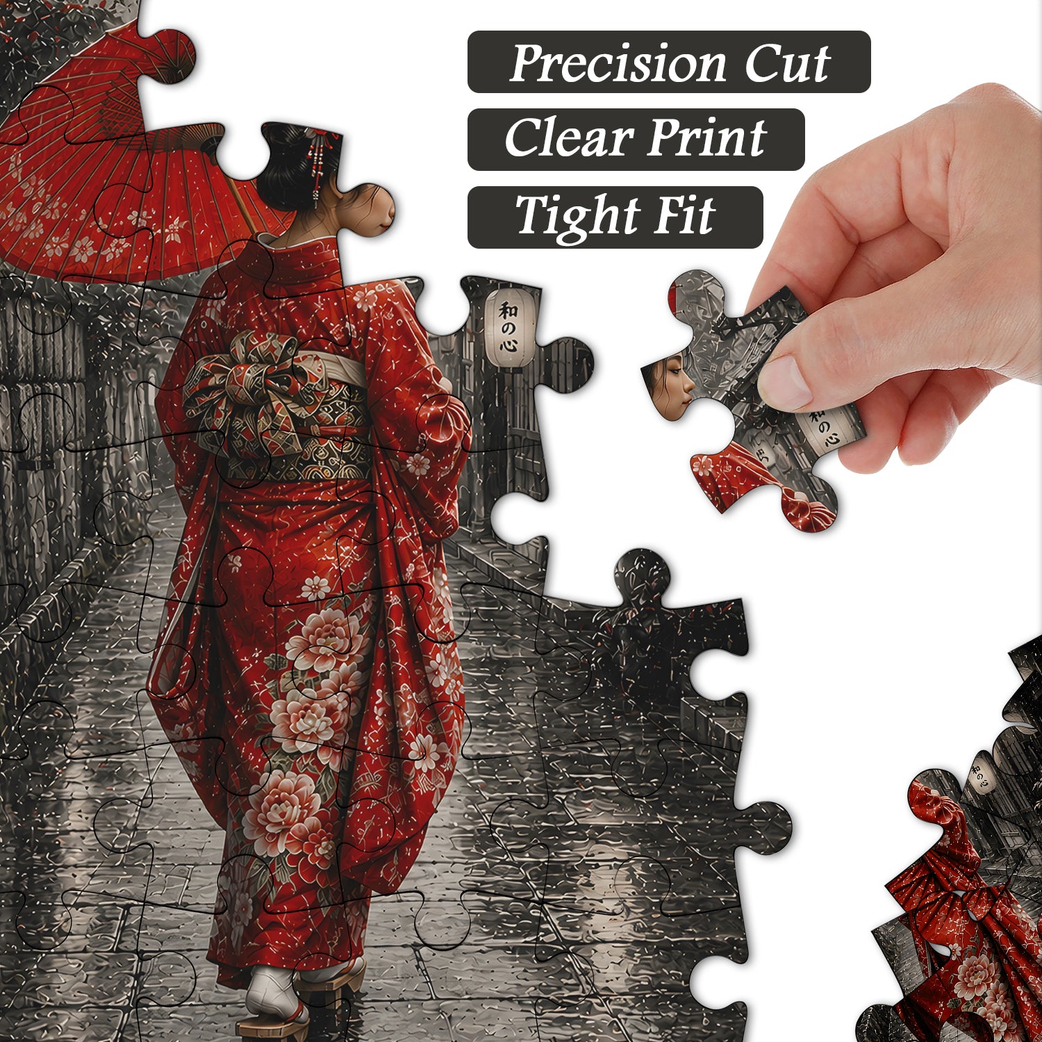 Rain‑Kissed Lane Jigsaw Puzzle 1000 Pieces