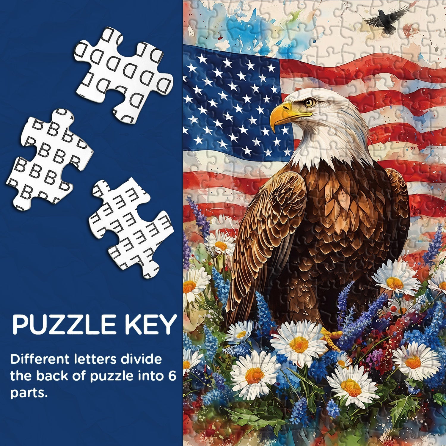 Puzzle dell'Aquila dell'Indipendenza da 1000 pezzi