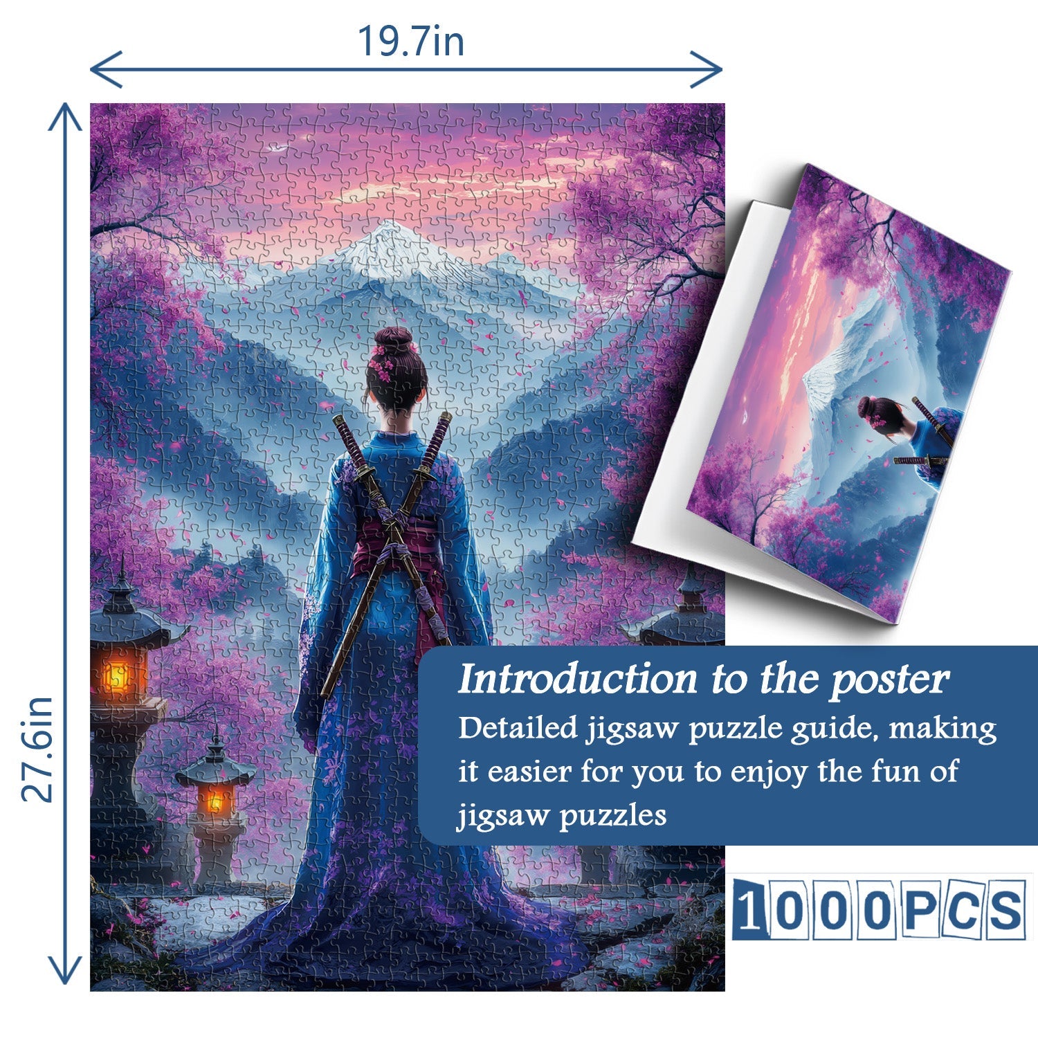 Puzzle Sakura Samurai 1000 pezzi