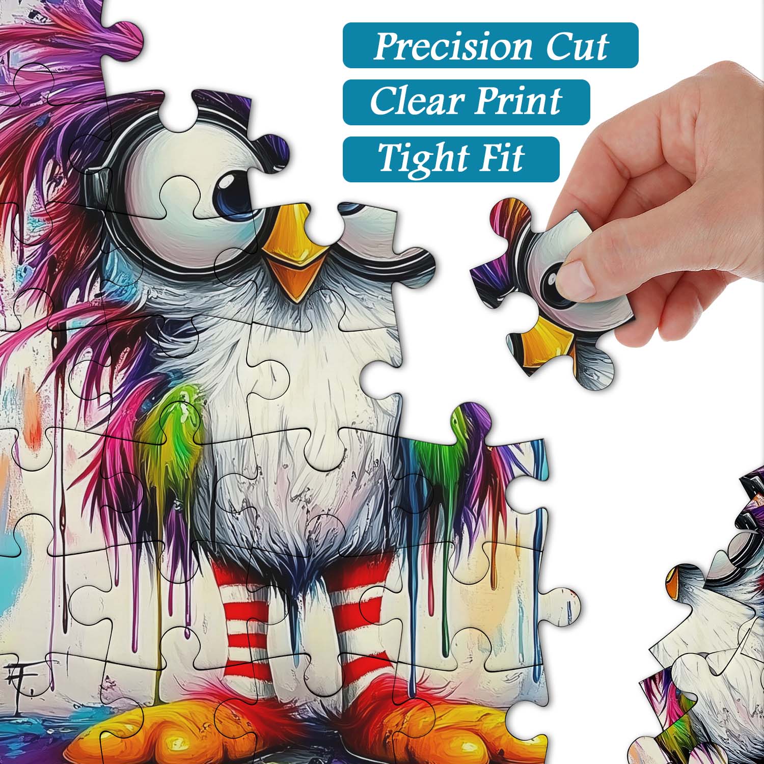 Color Explosion Bird Jigsaw Puzzle 1000 Pieces