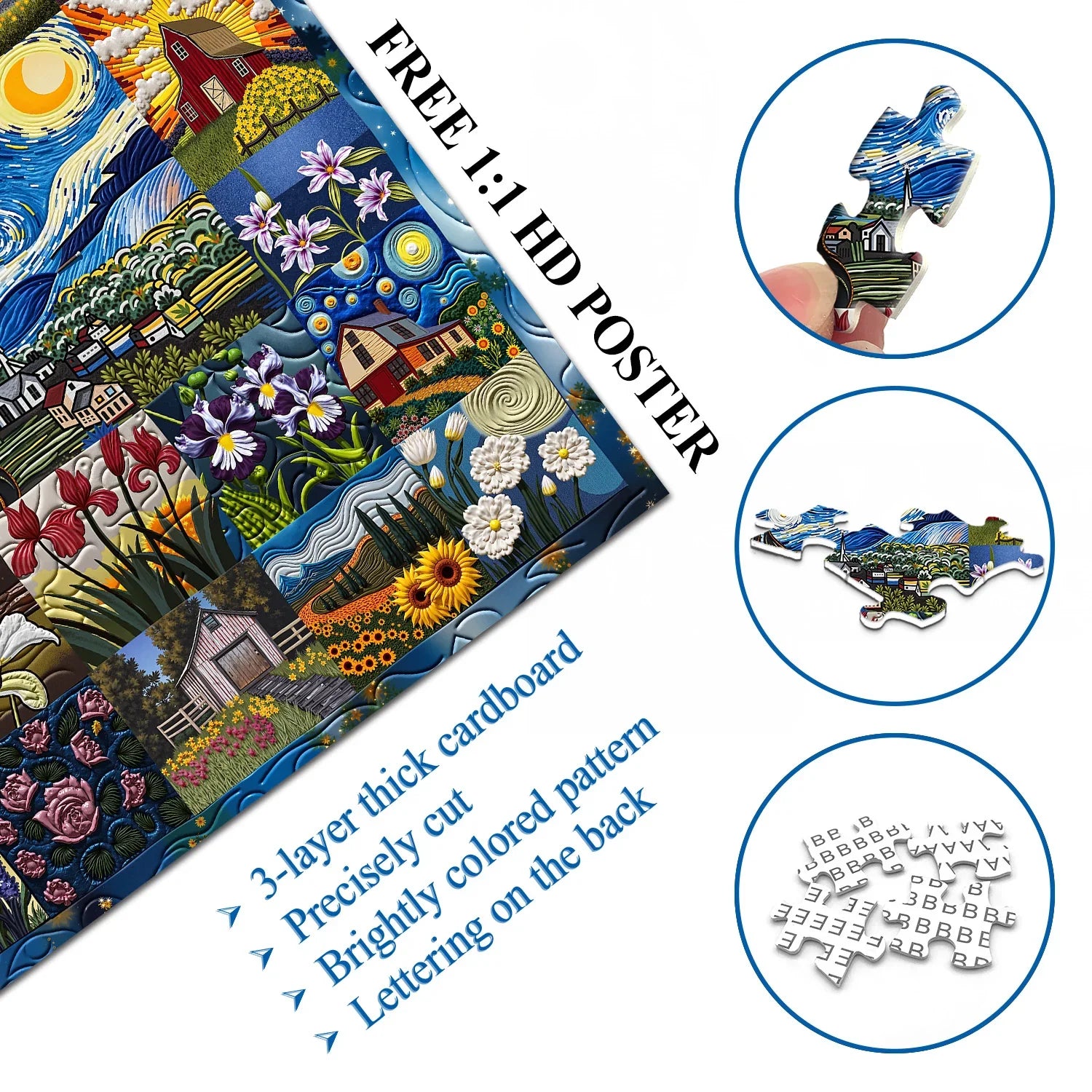 Puzzle La Rapsodia de Van Gogh 1000 Piezas