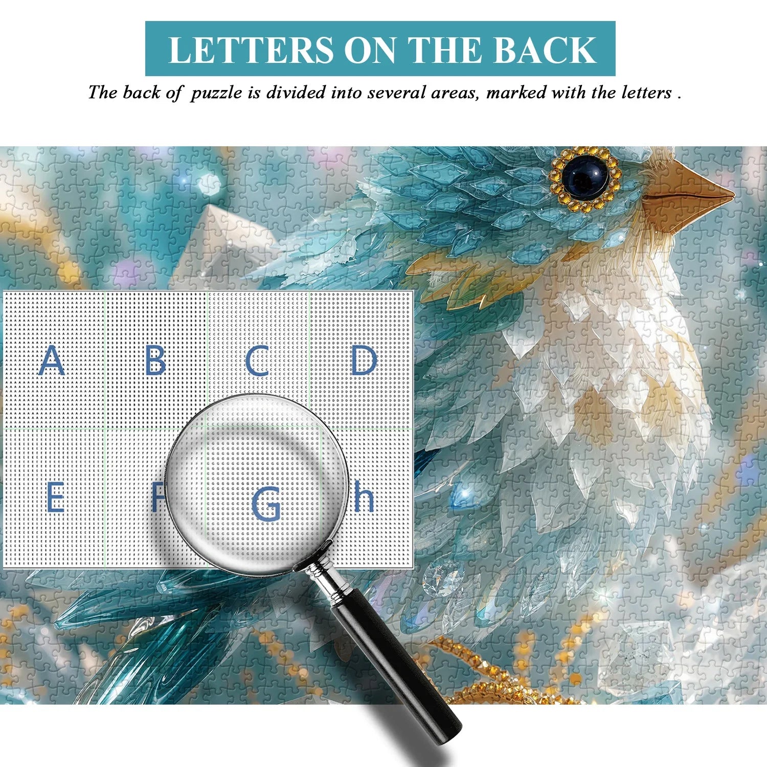 Crystal Bird Jigsaw Puzzle 1000 Pieces