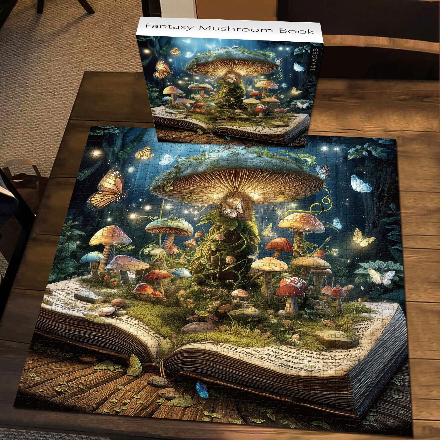 Fantasy Mushroom Book Jigsaw Puzzle 1000 Pieces