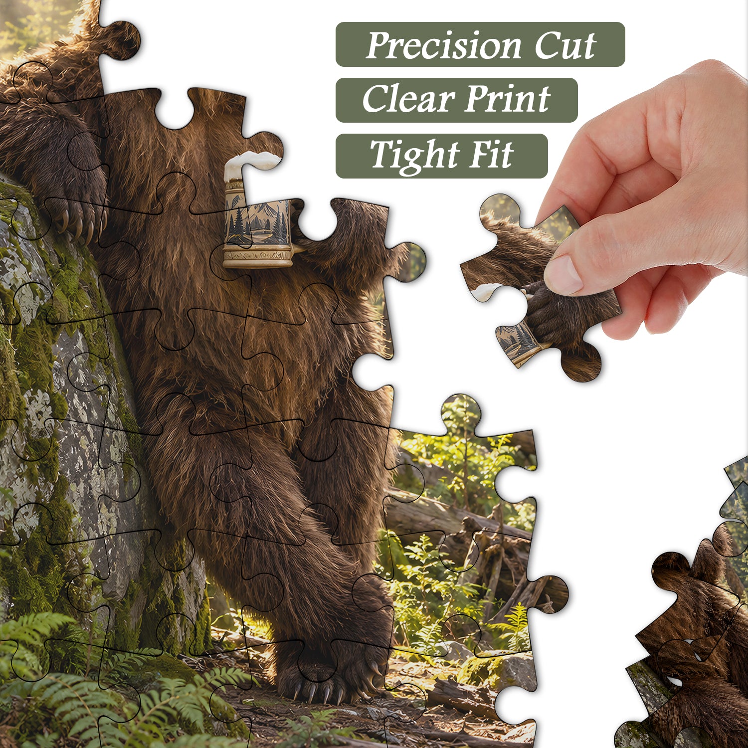 Bear’s Beer Break Jigsaw Puzzle 1000 Pieces