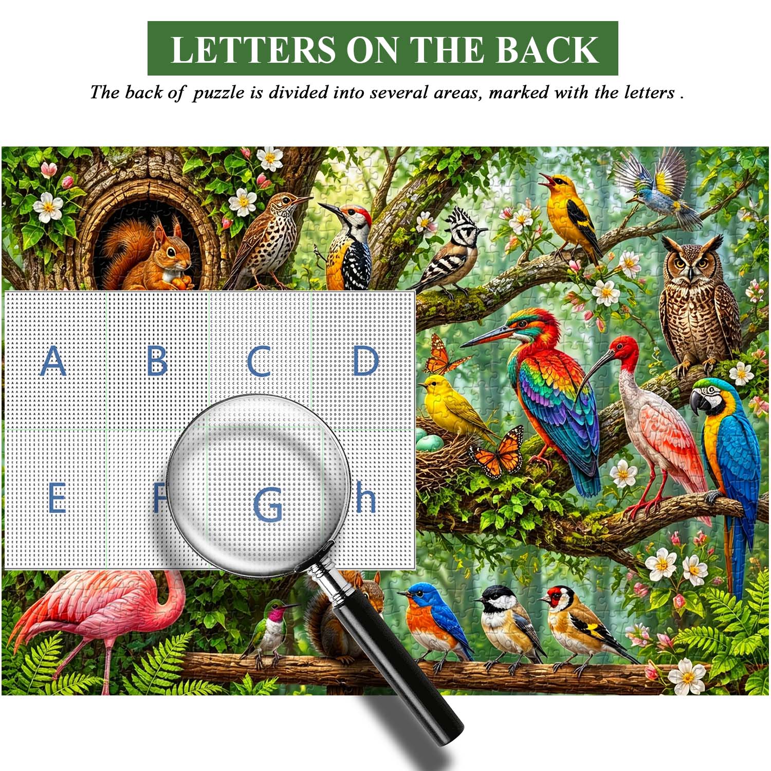 Blossom Tree Wildlife Jigsaw Puzzle 1000 Pieces