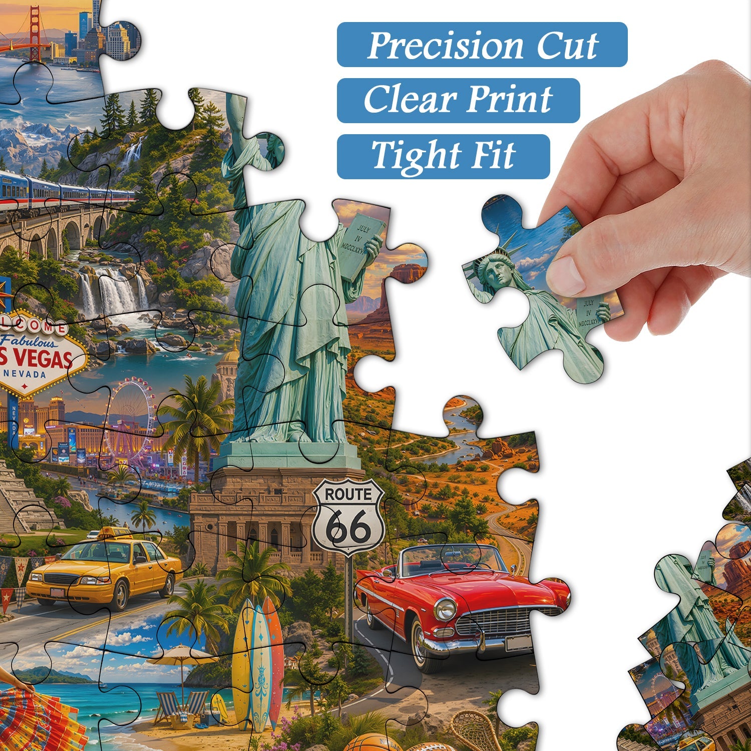 America Landmarks Journey Jigsaw Puzzle 1000 Piece
