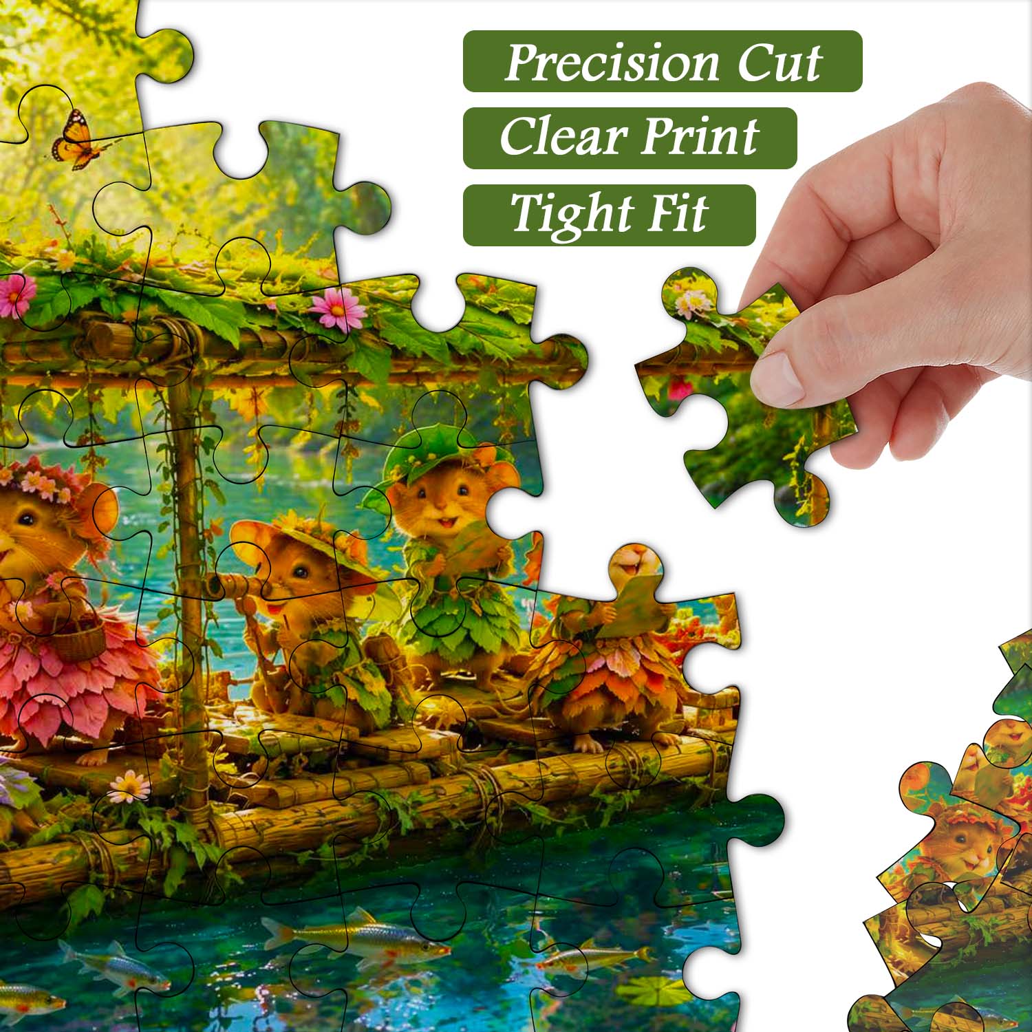 The Little Log Raft Jigsaw Puzzle 1000 Pieces