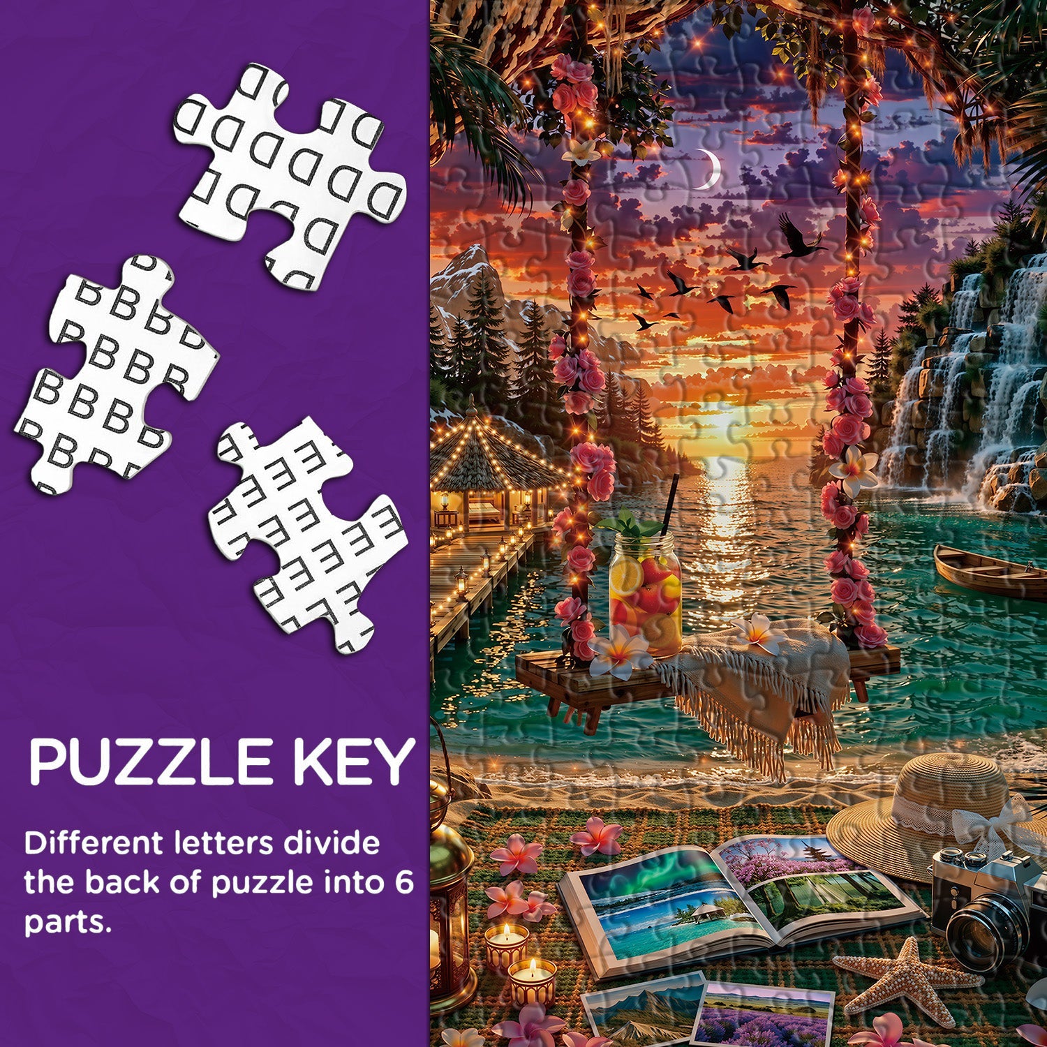 Puzzle Sunset Swing 1000 pezzi