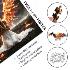 Phoenix Angel Prayer Jigsaw Puzzle 1000 Pieces