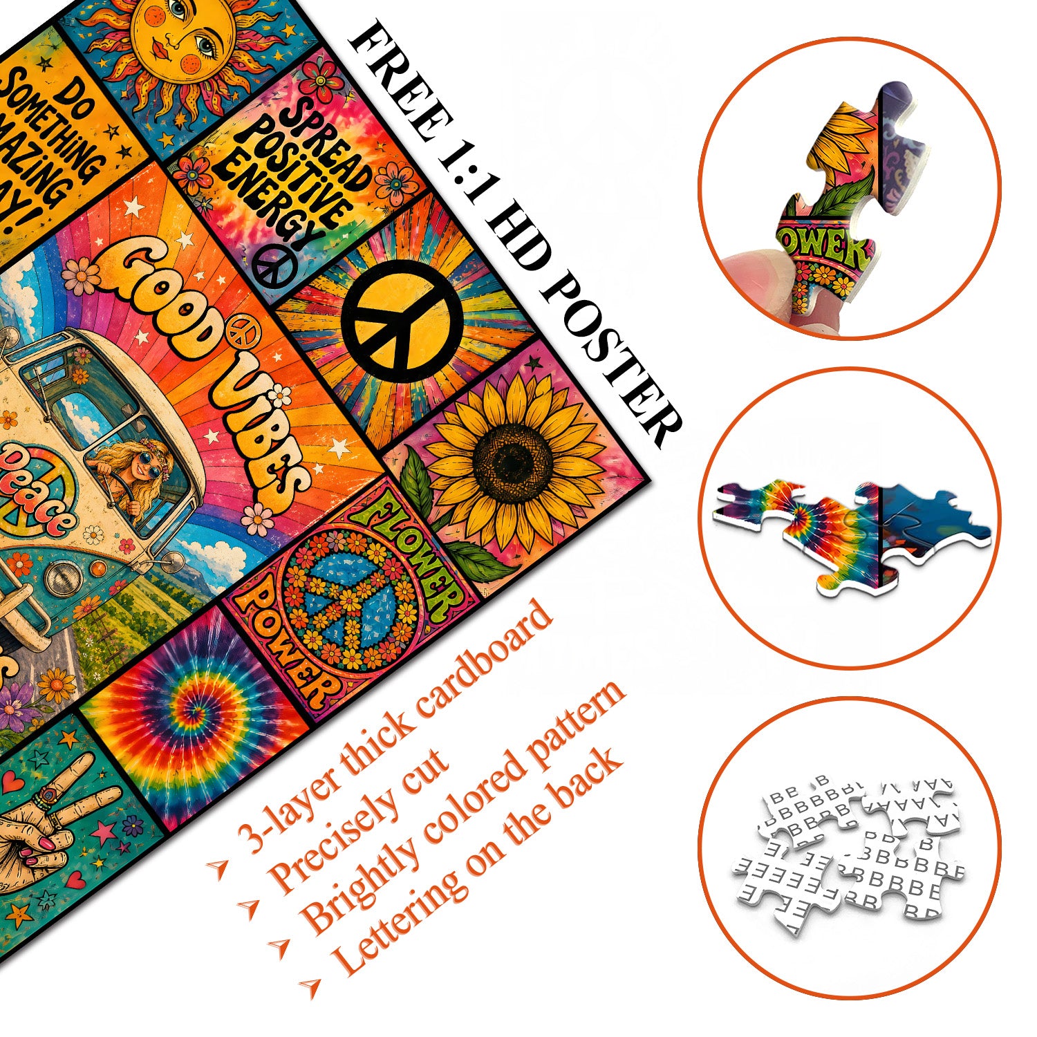 Retro Collage Art Jigsaw Puzzle 1000 Pieces
