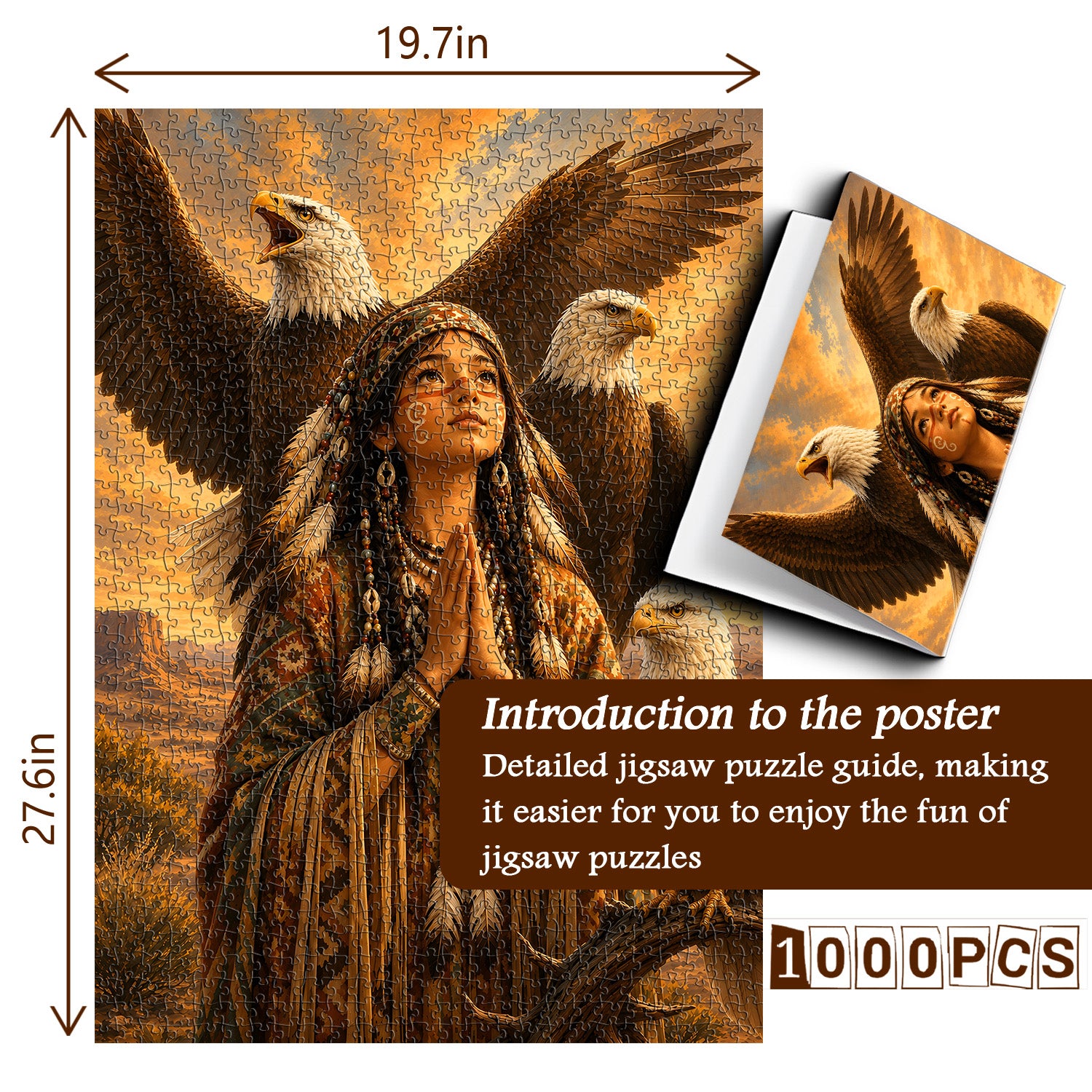 Eagle Spirit Prayer Jigsaw Puzzle 1000 Pieces
