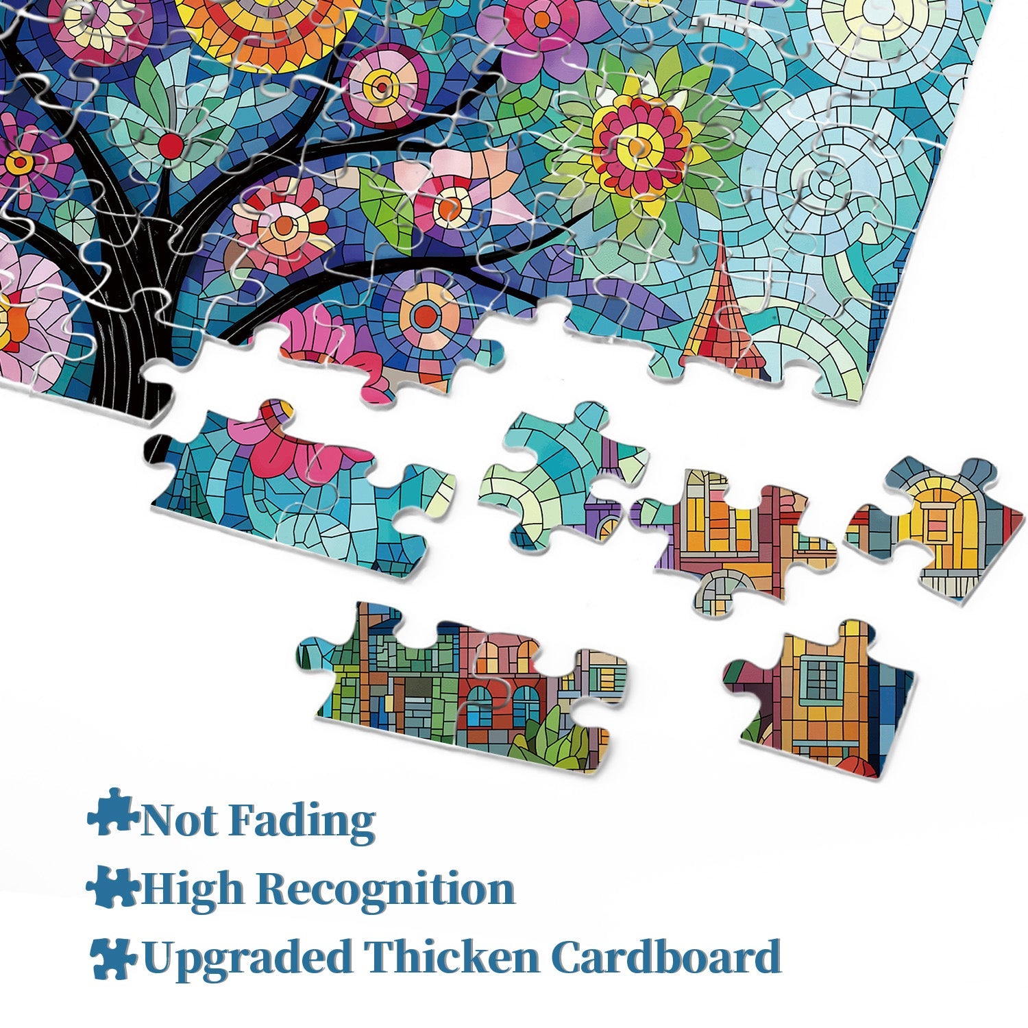 Puzzle Ciudad Floreciente 1000 Piezas