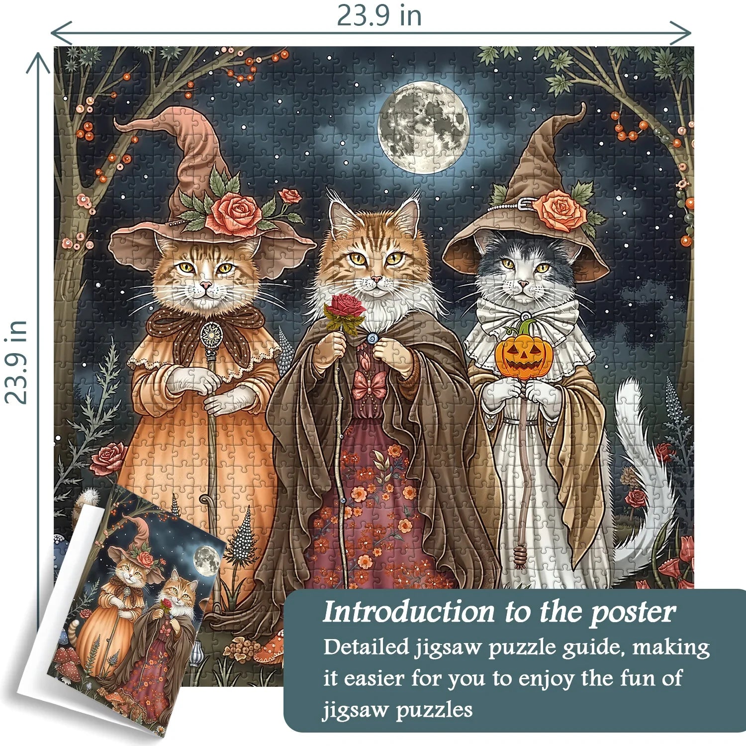 Mystic Cat Hexenpuzzle 1000 Stücke