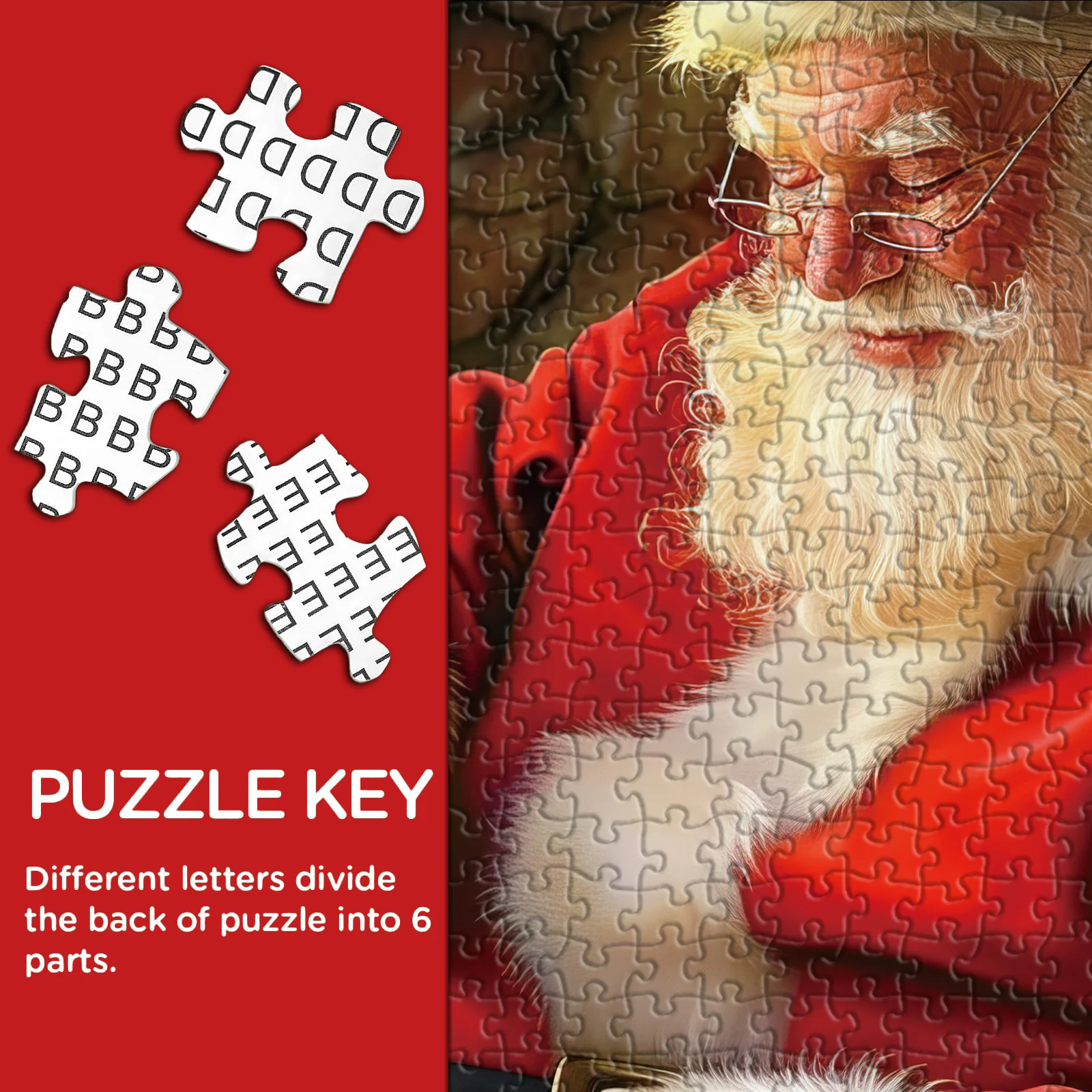 Santa Sewing Jigsaw Puzzles 1000 Pieces