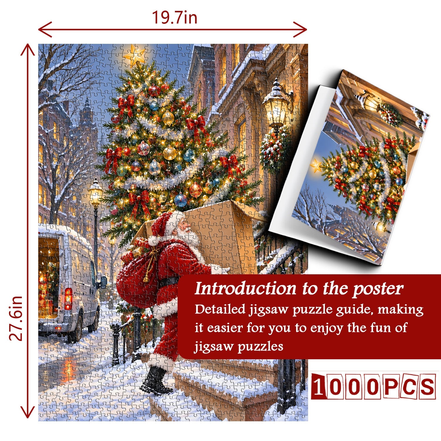 ️Christmas Gift Delivery Jigsaw Puzzle 1000 Pieces
