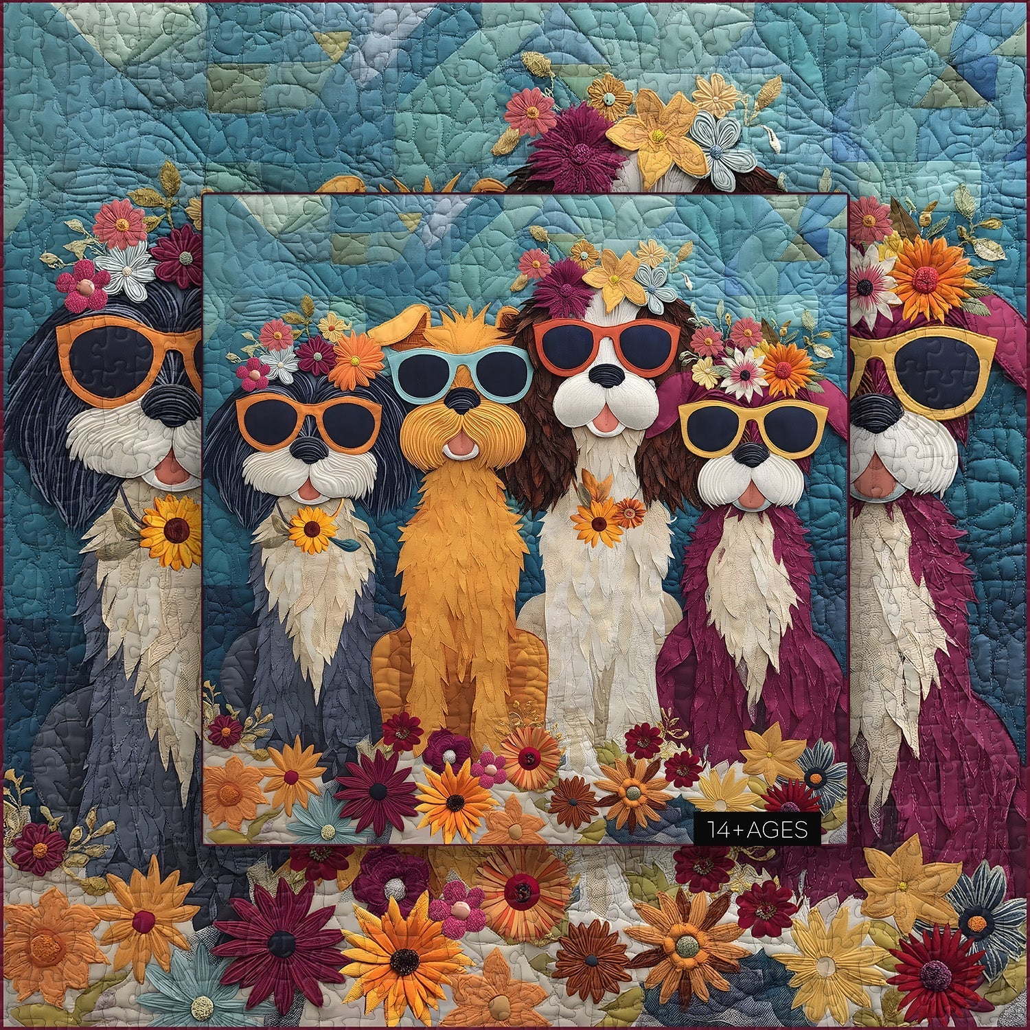 Happy Dogs Puzzle 1000 pièces 1000 pièces
