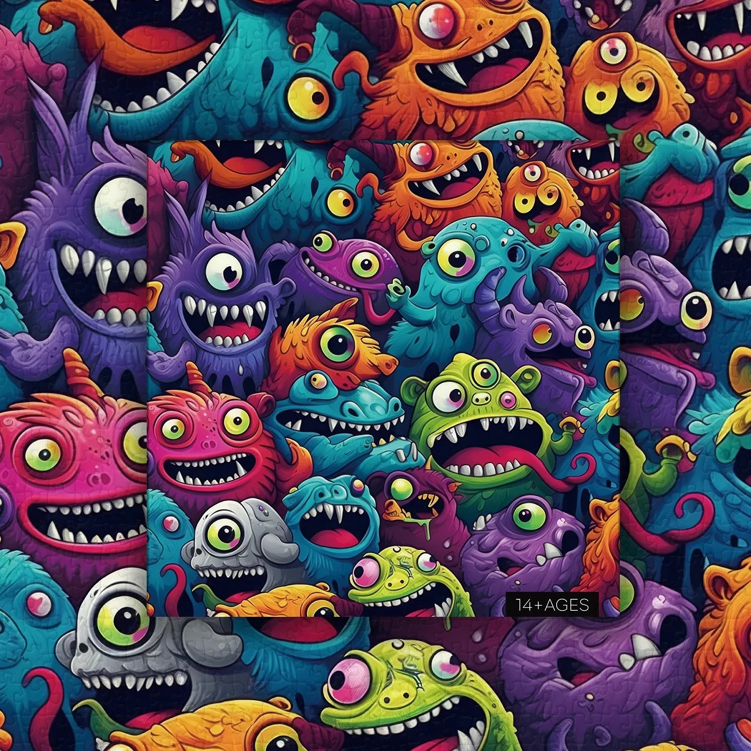 Mostro puzzle puzzle 1000 pezzi
