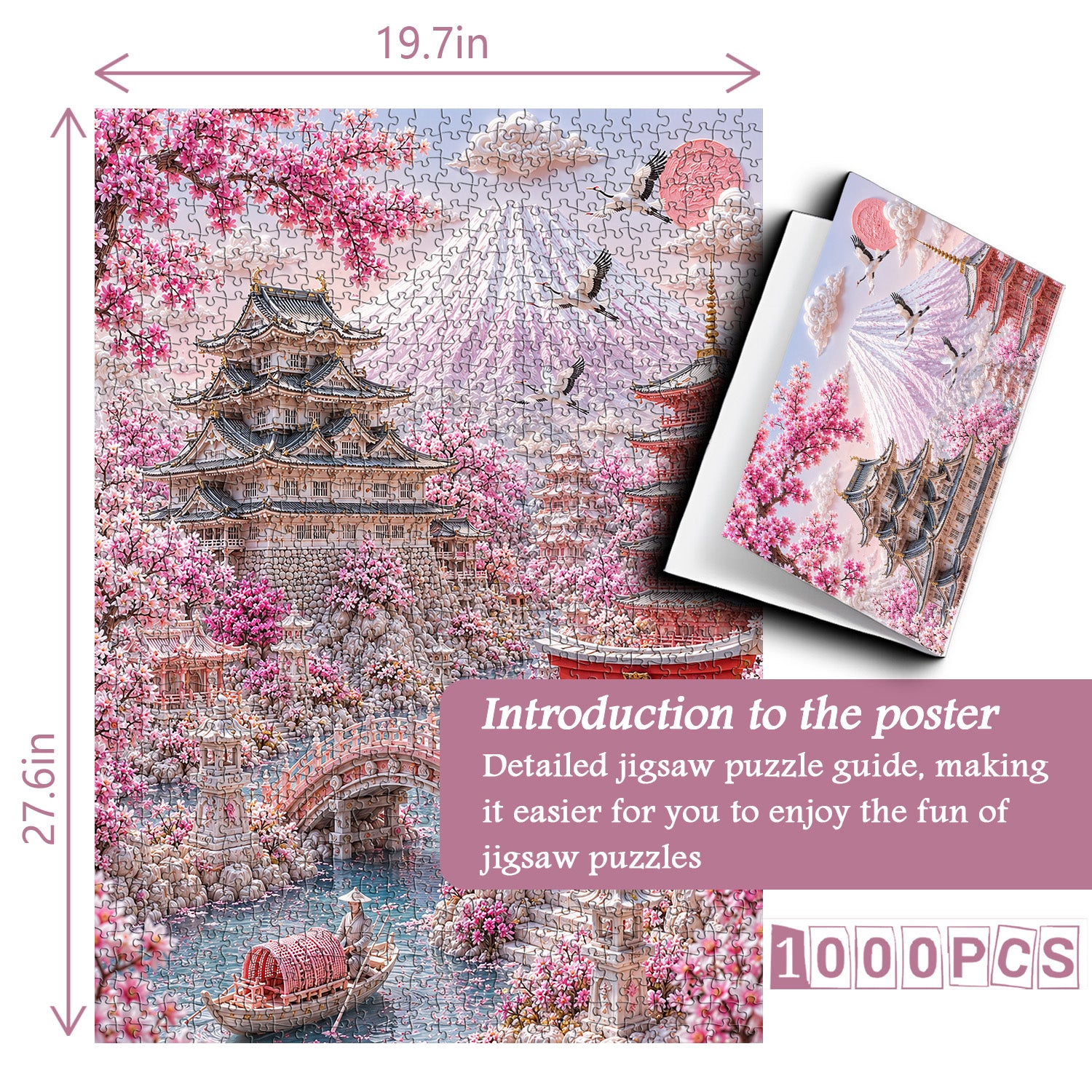 Sakura Wonderland Jigsaw Puzzle 1000 Pieces