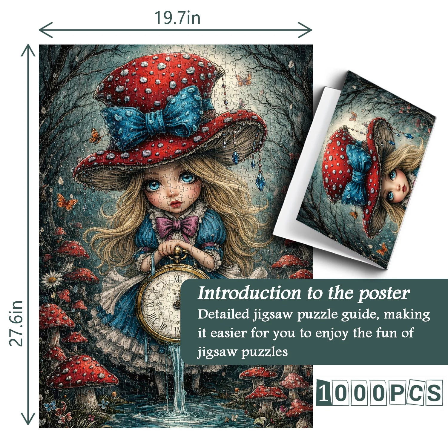Waldelfen-Puzzle 1000 Teile