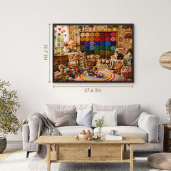 Yarn & Cats Haven Jigsaw Puzzle 1000 Pieces