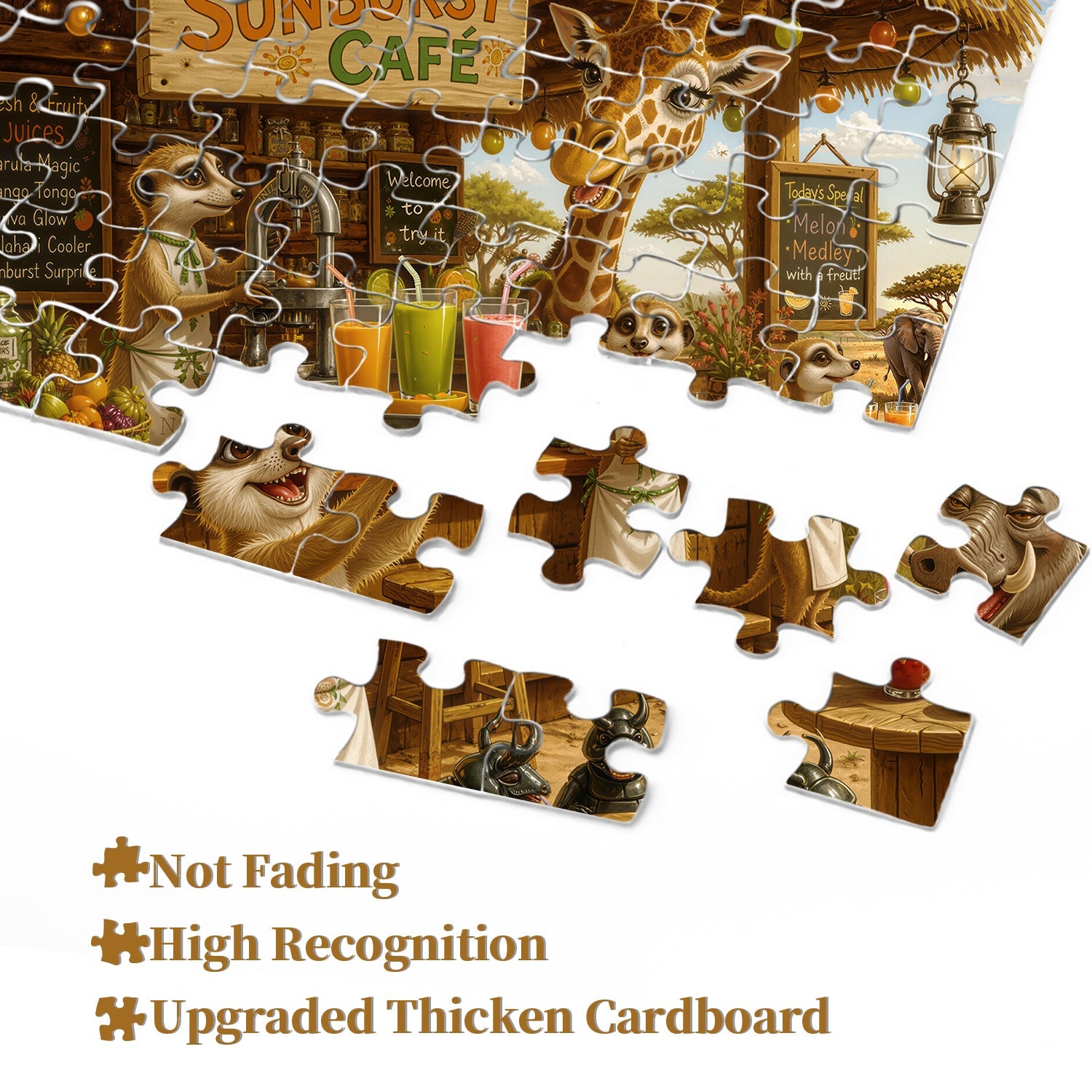 Meerkat Café Jigsaw Puzzle 1000 Pieces